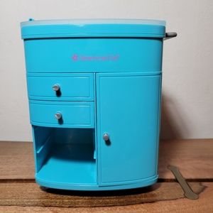 American Girl Truly blue hairstyling caddy missing a few things